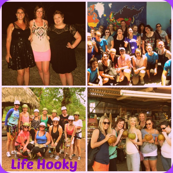 Collage of some of my favorite photos from Life Hooky! Thanks to minxes in the top left photo sporting their LBD's for this experience! 
